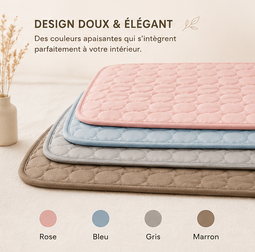 Tapis Rafraîchissant pour Chien & Chat – Coussin de Glace Extra Large